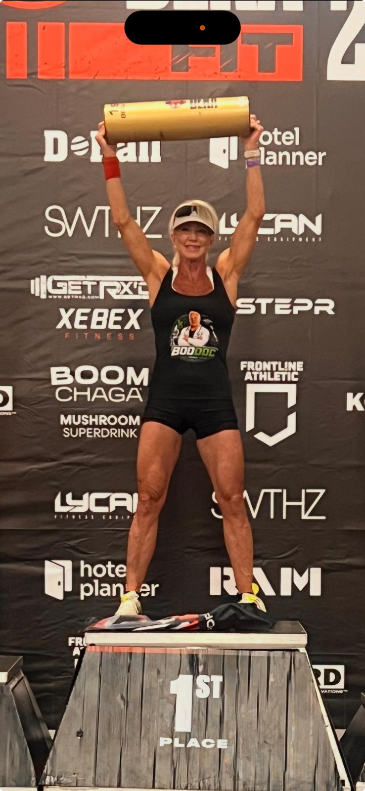 Dr. Cabrera displaying peak performance physique